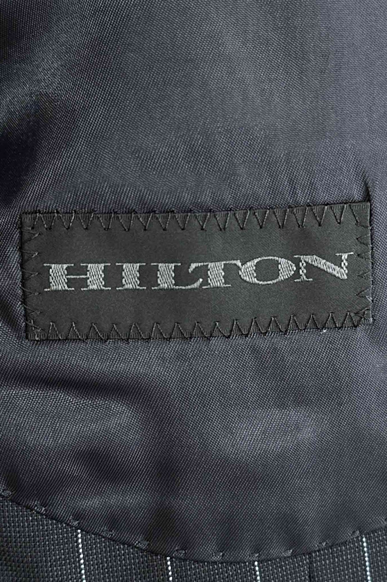 HILTON blue striped suit