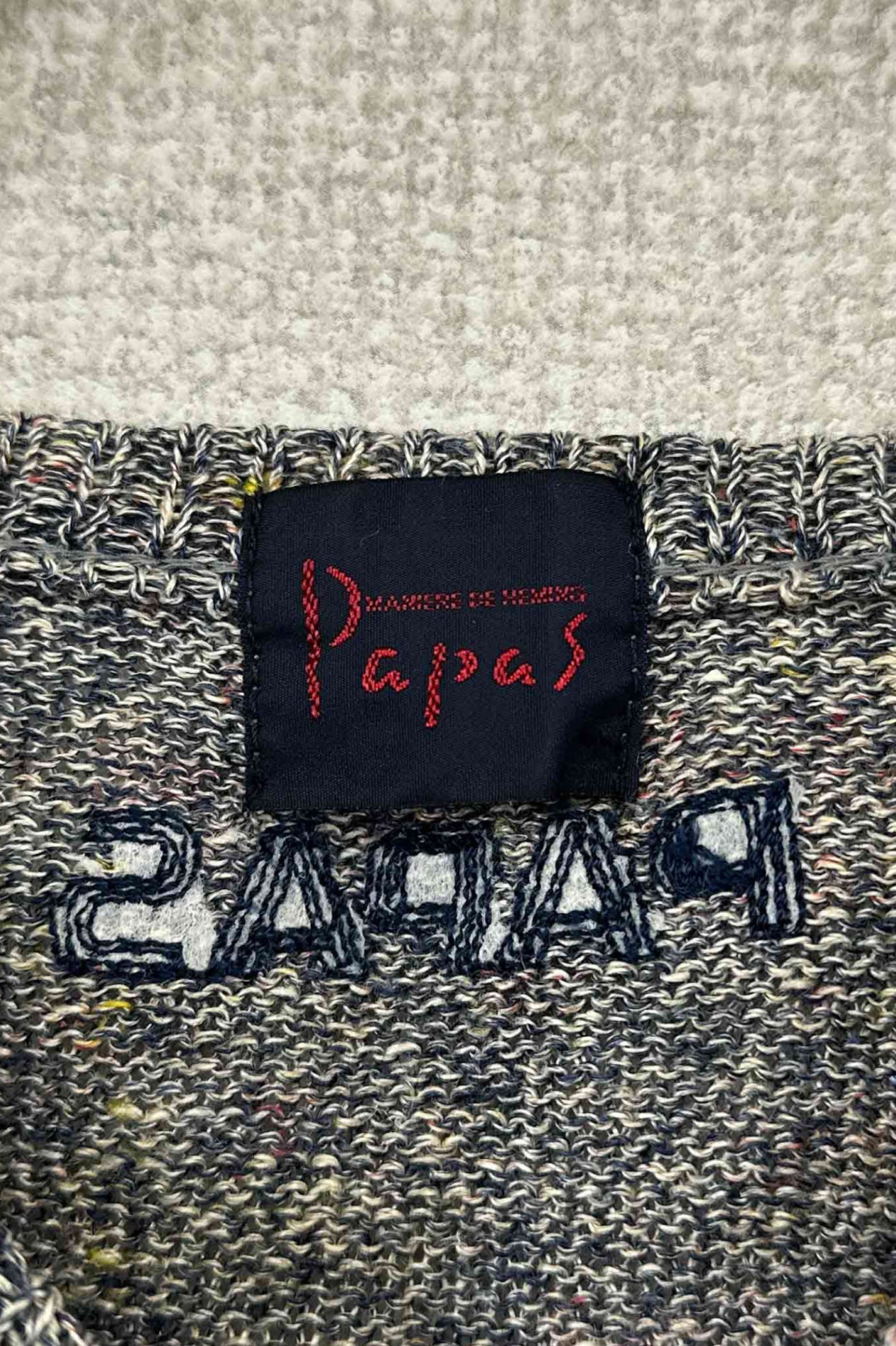 Papas knit vest