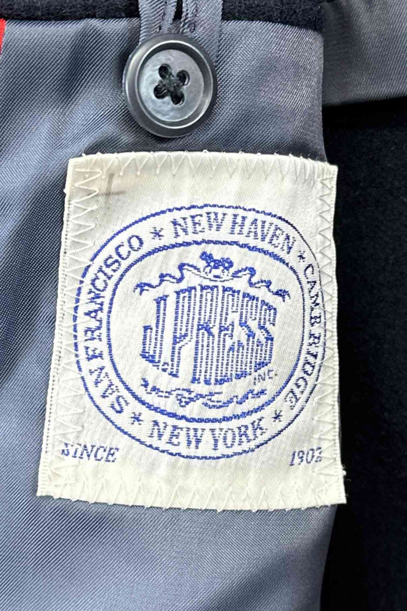 90's J.PRESS navy jacket