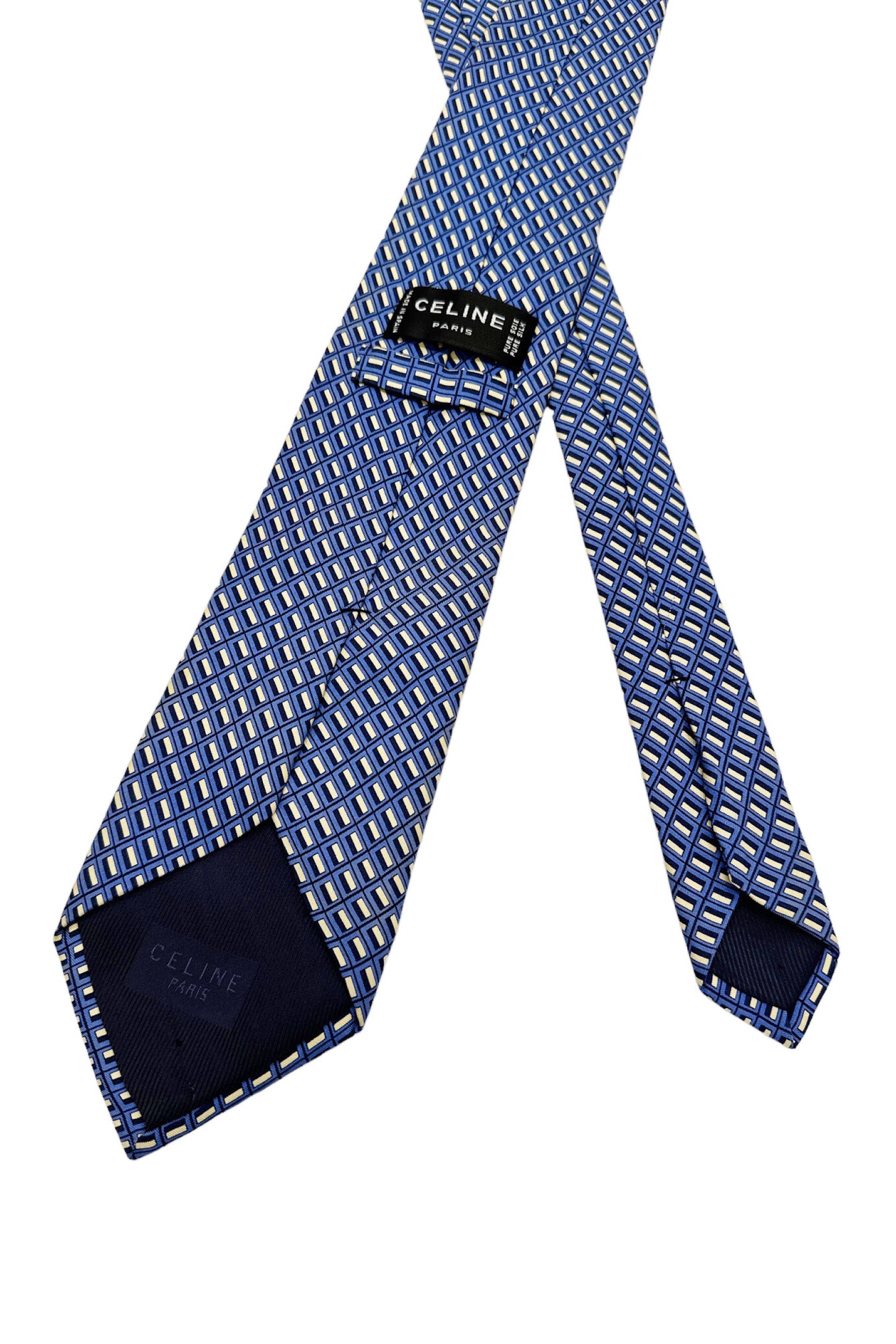 Made in SPAIN blue design tie