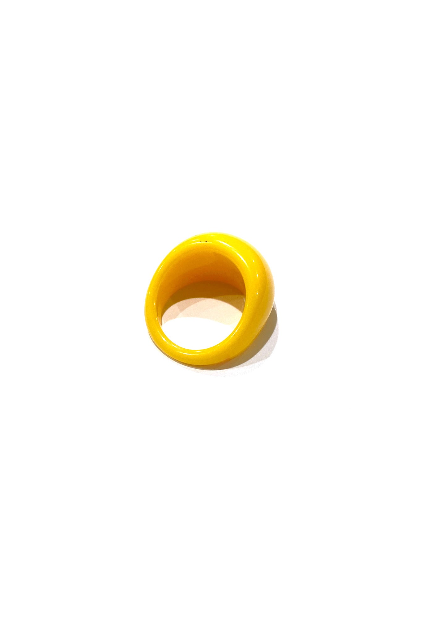 Vintage yellow ring Shining in the sunlight