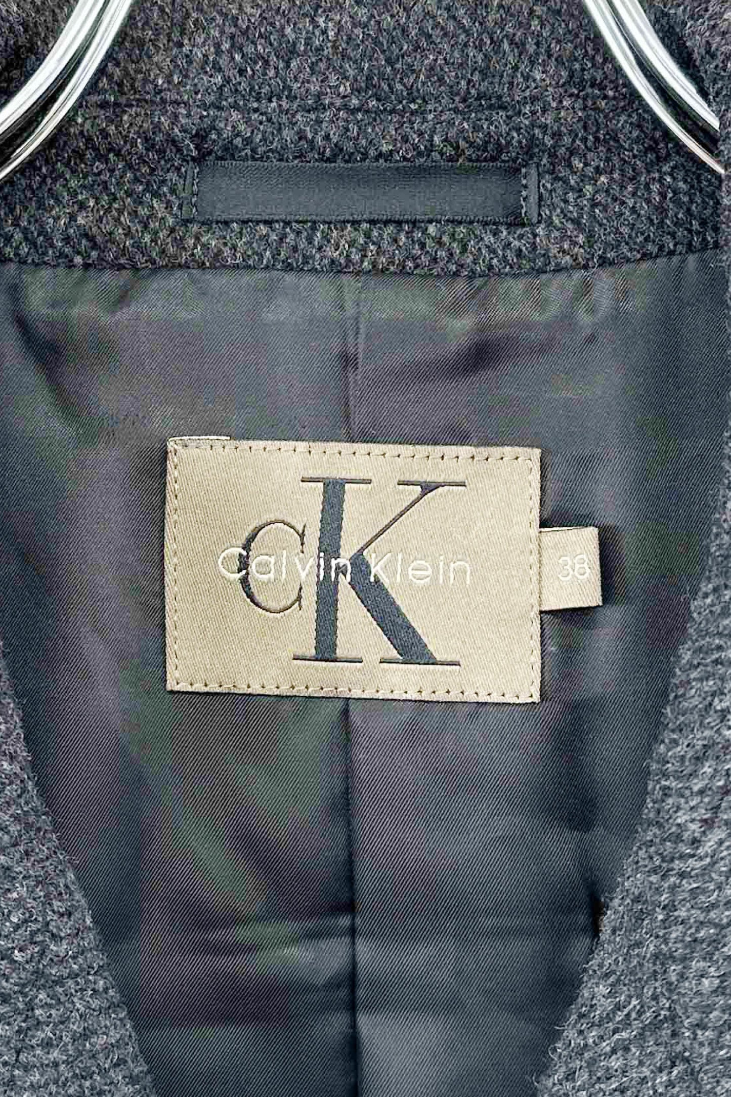 90's Calvin Klein pie coat