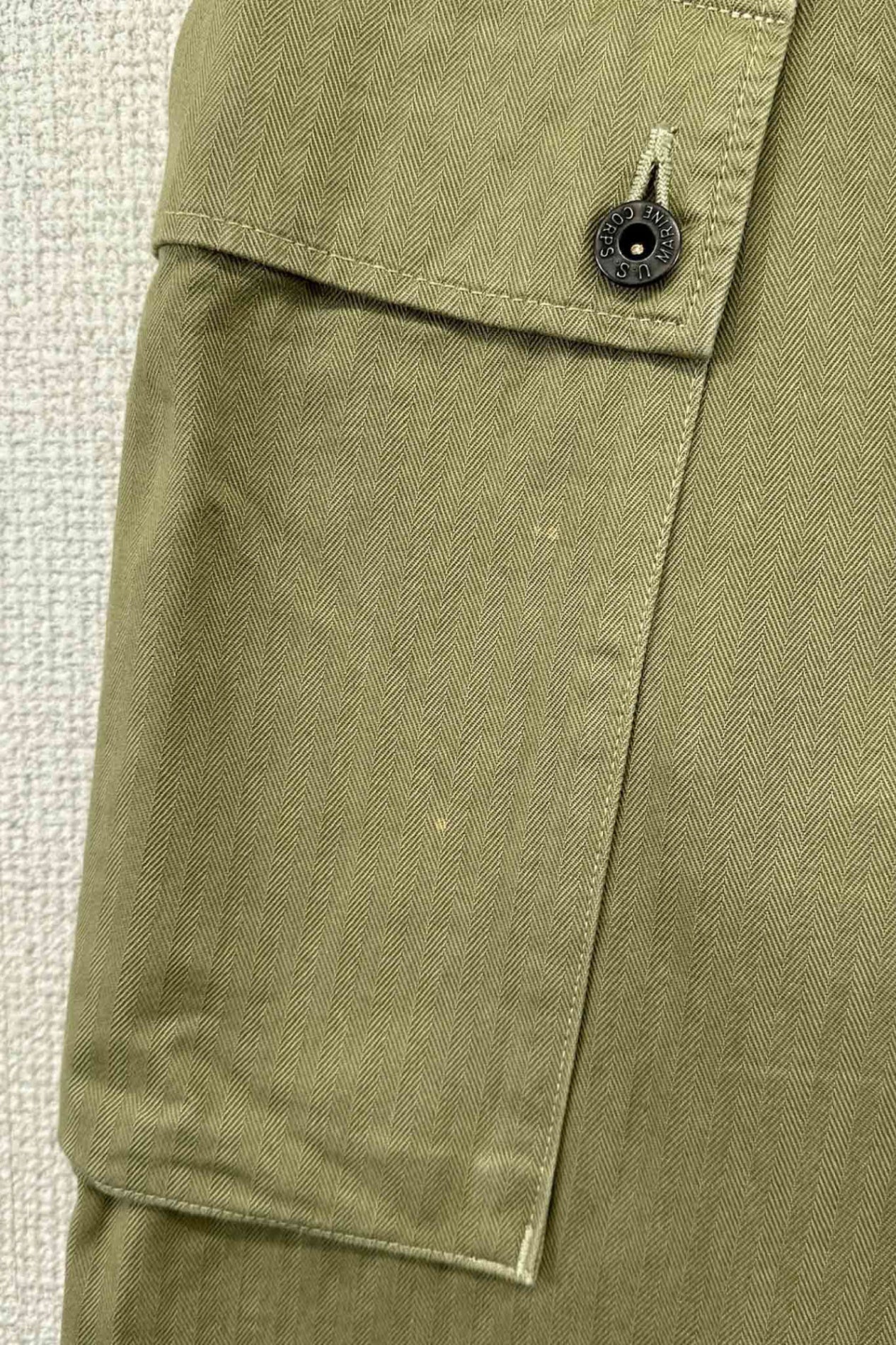MARKAWARE 绿色棉质长裤