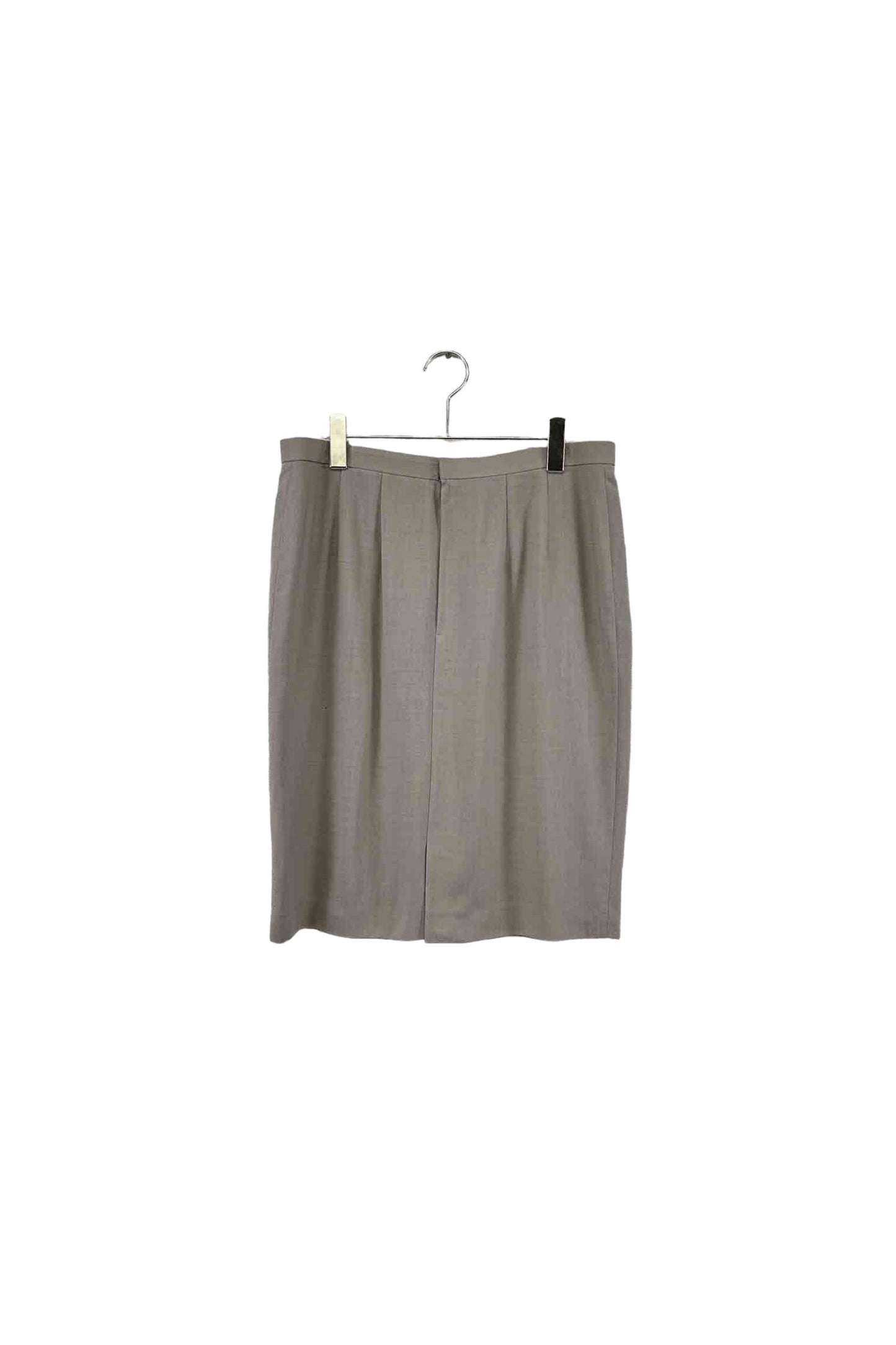 Chloe gray pleated skirt