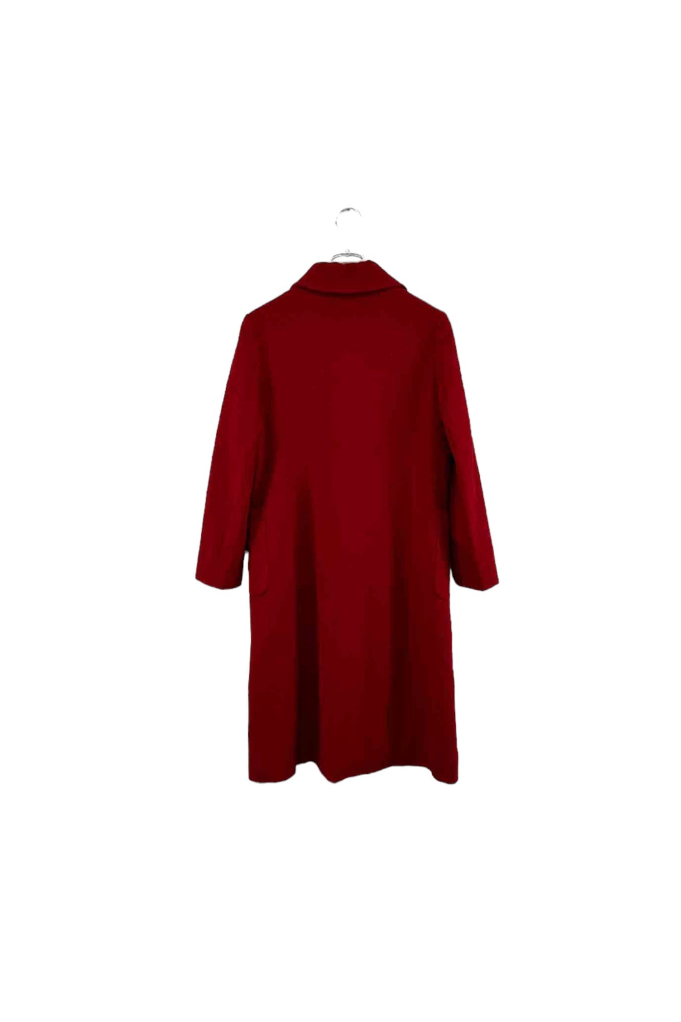 BALENCIAGA red angola coat