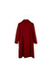 BALENCIAGA red angola coat