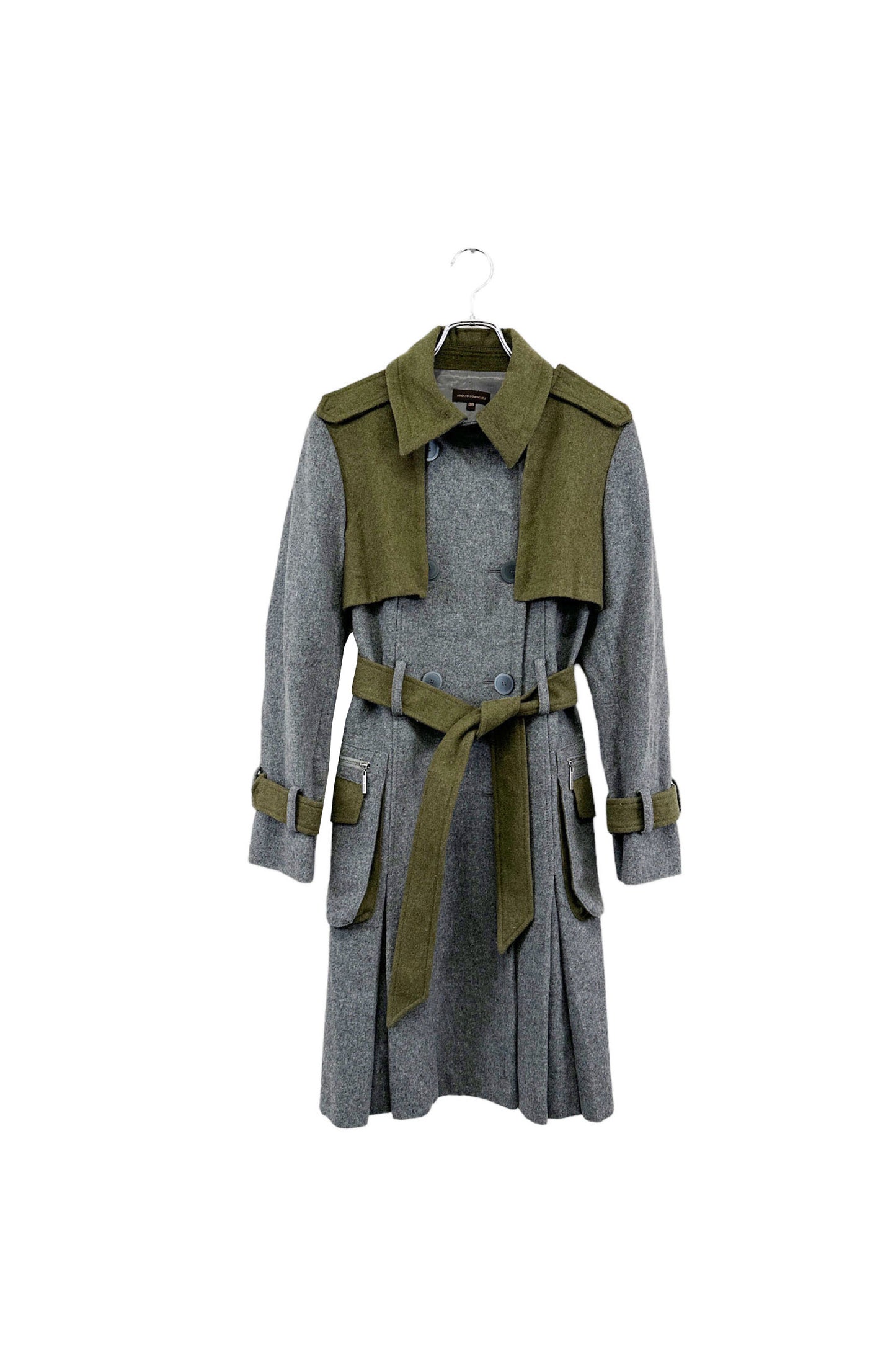 ADOLFO DOMINGUEZ wool trench coat